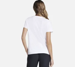 SKECHERS Floral Diamond Classic Crew Tee WHT Best