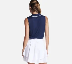 SKECHERS GO DRI Swift Polo Tank NVY New