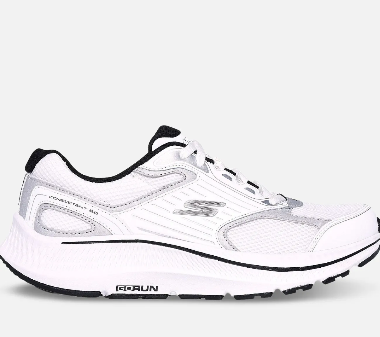 SKECHERS GO RUN Consistent 2.0 - Silver Wolf WSL Discount