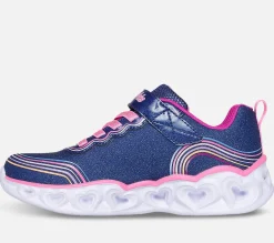 SKECHERS Heart Lights - Retro Hearts NVMT Clearance