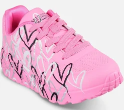 SKECHERS JGoldcrown: Uno Lite - Metallic Love HPMT Best