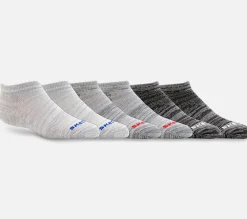 SKECHERS Low Cut Non Terry Socks GRY Sale