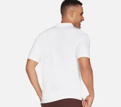 SKECHERS Off Duty Polo WHT New