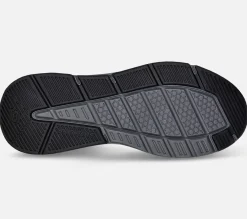 SKECHERS Relaxed Fit: Benago - Waterproof BKGY Best