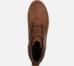 SKECHERS Relaxed Fit: Garlan - Deno - Waterproof BRN New