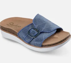 SKECHERS Relaxed Fit: Lifted Comfort - Restless Wave NVY Fashion