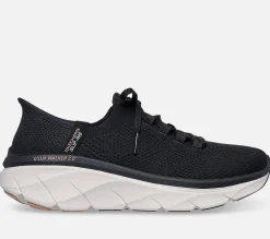 SKECHERS Relaxed Fit: Slip-ins: D'Lux Walker 2.0 - Thrill Movement BKTN New