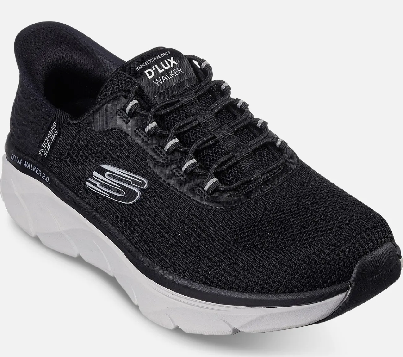 SKECHERS Relaxed Fit: Slip-ins: D'Lux Walker 2.0 - Rezinate BKGY Online