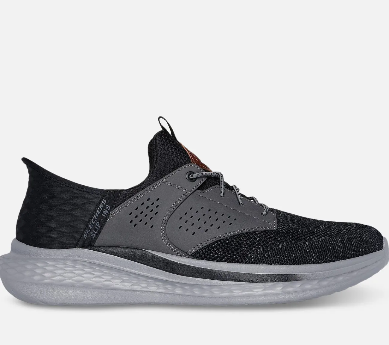 SKECHERS Relaxed Fit: Slip-ins: Slade - Caster BKGY Sale