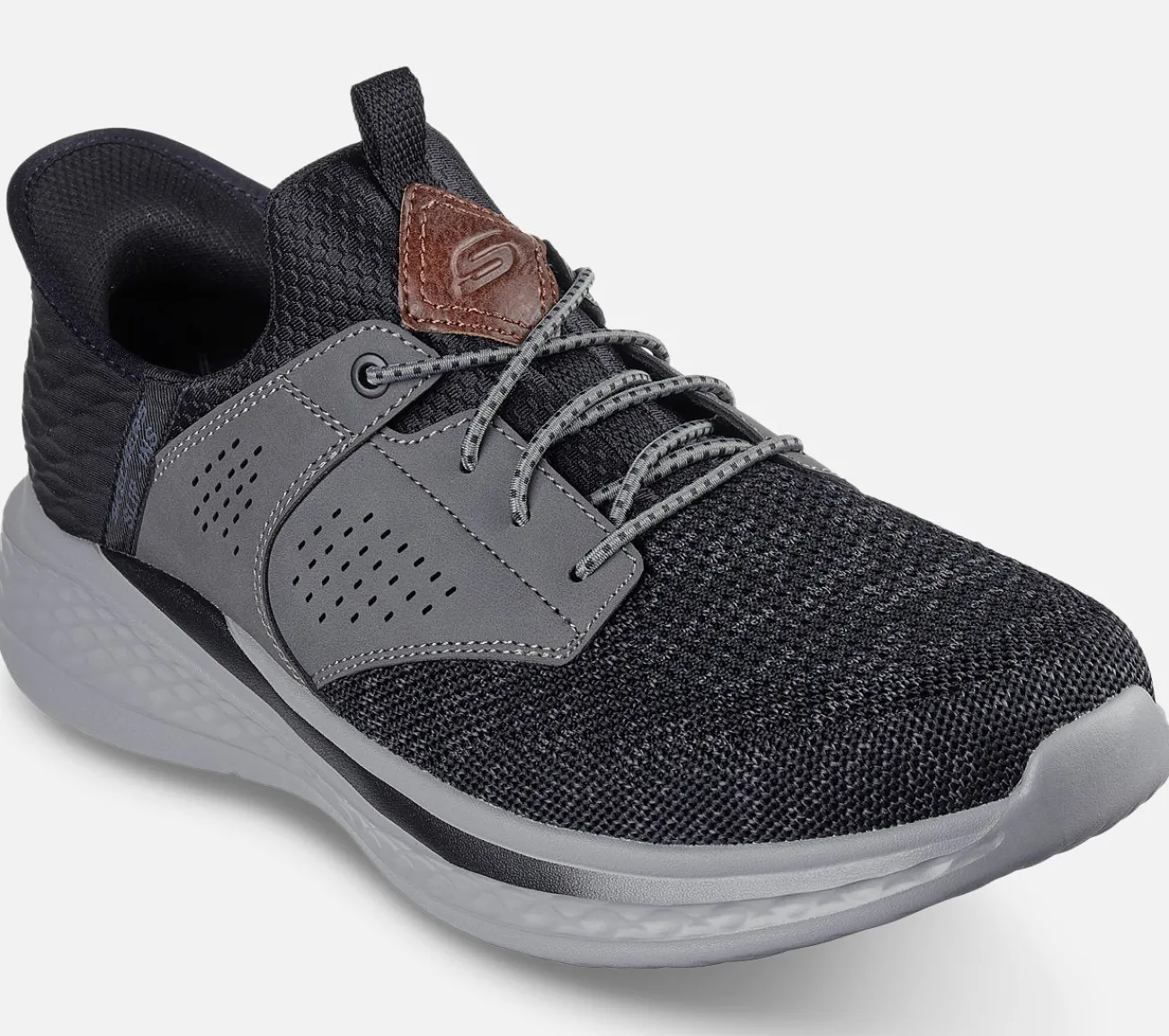 SKECHERS Relaxed Fit: Slip-ins: Slade - Caster BKGY Sale