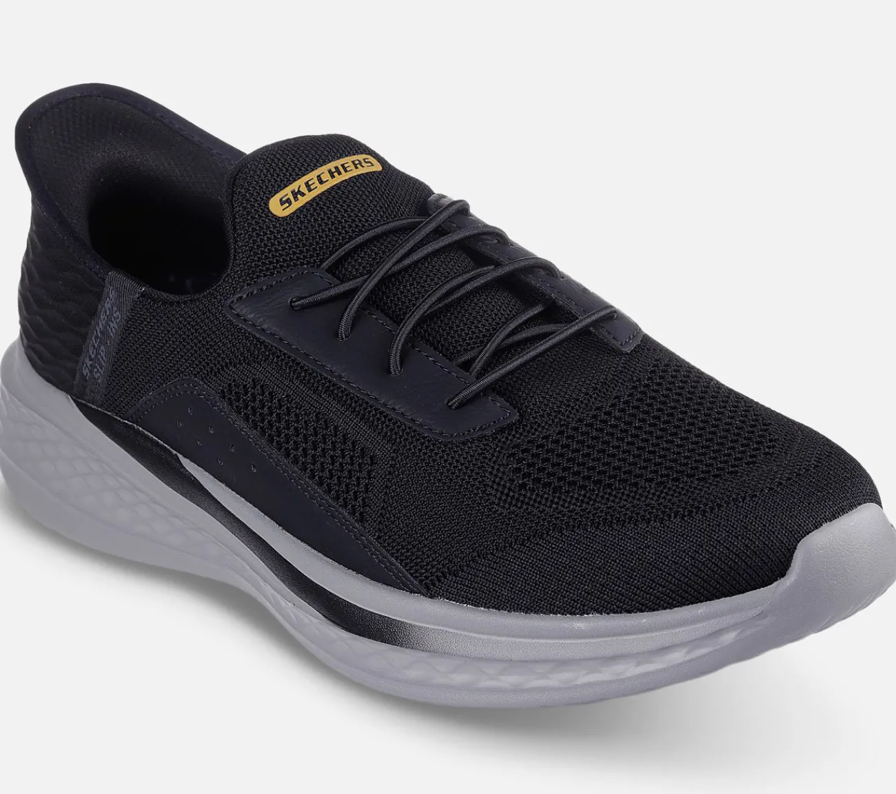 SKECHERS Relaxed Fit: Slip-ins: Slade - Cohen BLK Hot