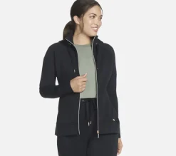 SKECHERS SKECHLUXE ELEVATE Full Zip Jacket BLK Hot