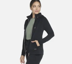 SKECHERS SKECHLUXE ELEVATE Full Zip Jacket BLK Hot