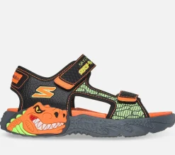 SKECHERS S-Lights: Creature-Splash BKOR Clearance