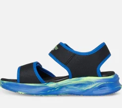 SKECHERS S-Lights: Sola Glow Sandal - Fusion Brights BKBL Discount