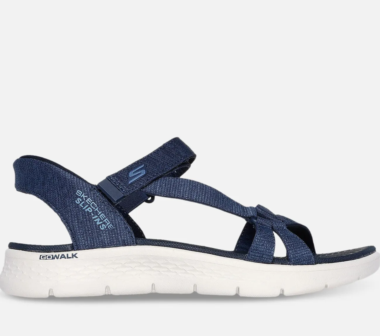 SKECHERS Slip-ins: GO WALK Flex Sandal - Illuminate NVY Discount