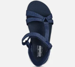 SKECHERS Slip-ins: GO WALK Flex Sandal - Illuminate NVY Discount