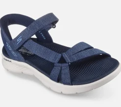 SKECHERS Slip-ins: GO WALK Flex Sandal - Illuminate NVY Discount