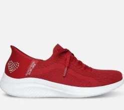 SKECHERS Slip-ins: Ultra Flex 3.0 - Heart me RED Discount