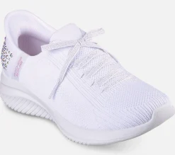SKECHERS Slip-ins: Ultra Flex 3.0 - Shining Glitz WHT Fashion