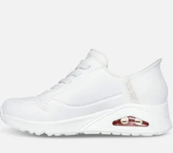 SKECHERS Slip-ins: Uno - Easy Air WHT Hot