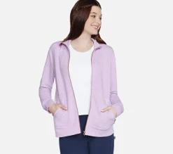 SKECHERS The Hoodless Hoodie GO WALK Everywhere Jacket BKMT Sale