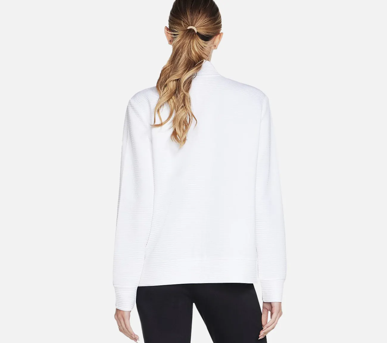 SKECHERS The Hoodless Hoodie GO WALK Everywhere Jacket WHT Sale