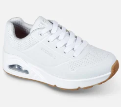 SKECHERS Uno - Stand on air WHT Clearance