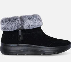 SKECHERS Wide Fit: On-the-GO Encore - Snow-Capped BKGY Clearance