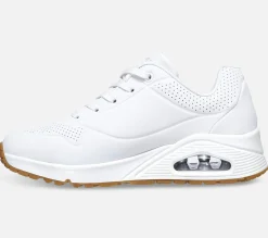 SKECHERS Wide Fit: Uno - Stand on Air WHT Best