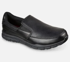 SKECHERS Work Relaxed Fit: Nampa - Groton SR BLK Sale